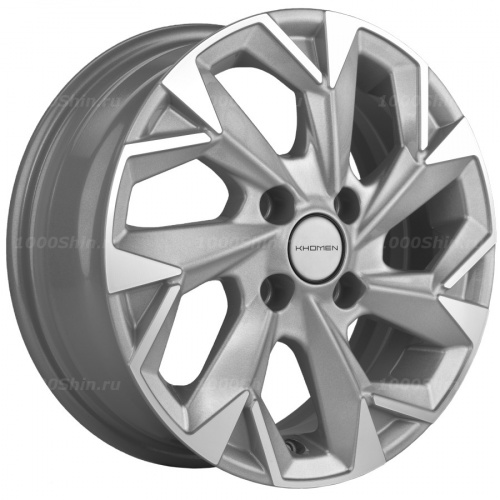 5,5*14 4*98 ET35 58,5 Khomen Wheels KHW1402 F-Silver-FP - 1