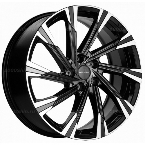 7,5*19 5*112 ET32 66,6 Khomen Wheels KHW1901 Black-FP (BMW X3/X4) - 1