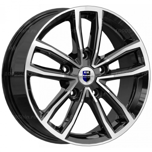 6,5*17 5*108 ET33 60,1 КиК Каланг (КС1086) Алмаз черный - 1