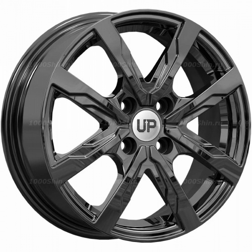 6*15 4*100 ET39 56,6 Wheels UP Up122 New Black - 1
