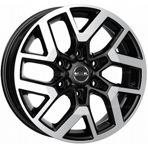 7,5*17 6*139,7 ET33 100,1 MAK Gravel Black Mirror - 1