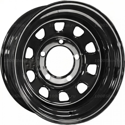 8*17 5*127 ET30 71,6 ZEPP Jeep Semicircle Gloss Black - 1