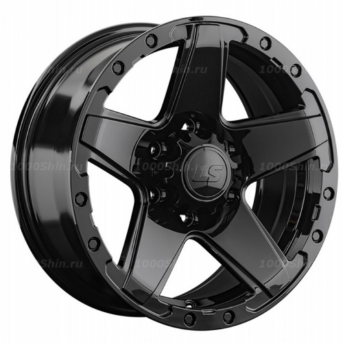 8*17 6*139,7 ET30 100,1 LS 1284 BK (Колпак+лого) - 1