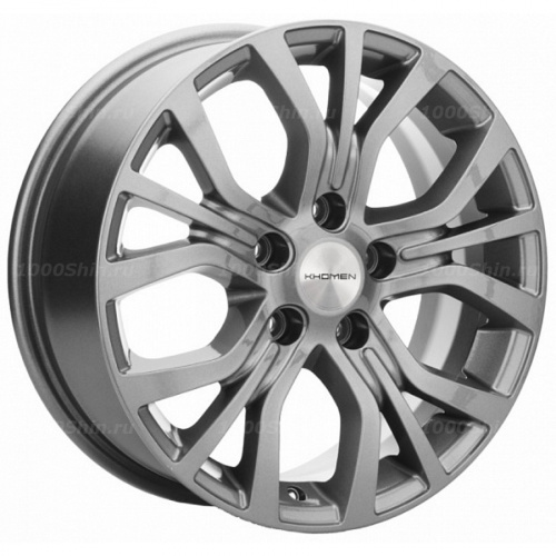 6,5*16 5*110 ET46 63,3 Khomen Wheels KHW1608 Gray (Changan CS35 Plus) - 1