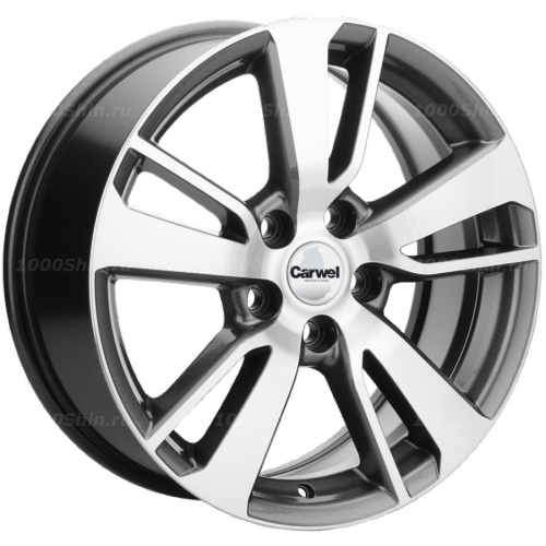 7*17 5*114,3 ET43,5 67,1 Carwel Чага 1704 AGR (Hyundai Tucson IV/ Sportage V) - 1