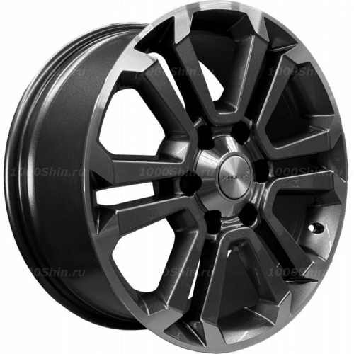 7,5*18 6*139,7 ET36 100,1 Khomen Wheels KHW1817 Gray-FP (Tank 300/500) - 1