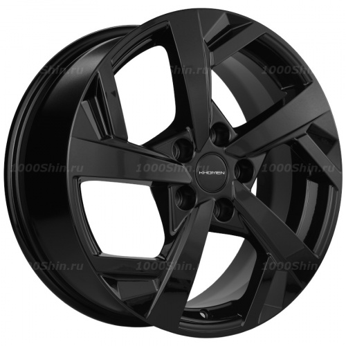 7*17 5*114,3 ET40 57,1 Khomen Wheels KHW1712 Black (Besturn X40) - 1