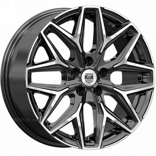 7*17 5*108 ET40 54,1 КиК Ариус (КС1187) Алмаз черный - 1