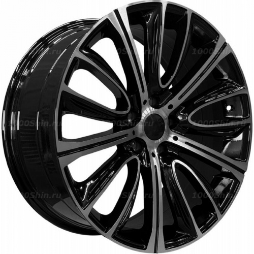 9,5*19 5*112 ET33 66,56 PDW 5241 Gloss Black Machine Face - 1