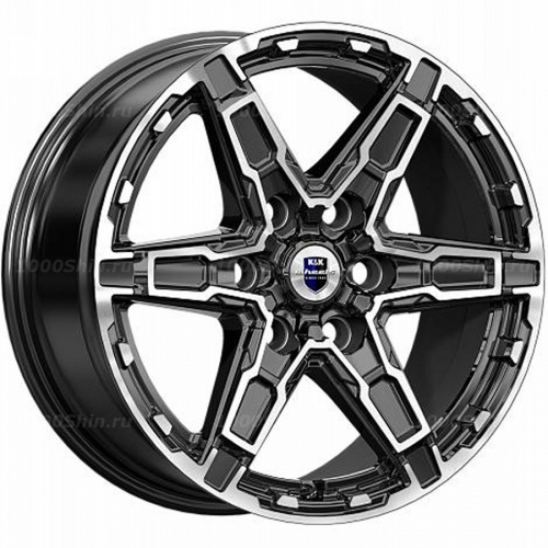 8*18 6*139,7 ET25 77,9 КиК Дистрикт (КС1159) Алмаз черный - 1