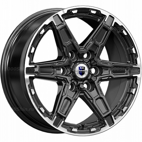 8*18 6*139,7 ET36 100,1 КиК Дистрикт (КС1159) Черный бриллиант - 1