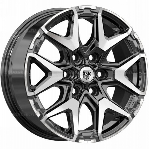 7,5*18 6*139,7 ET42 75,1 КиК Гангут (КС1176) Алмаз черный - 1