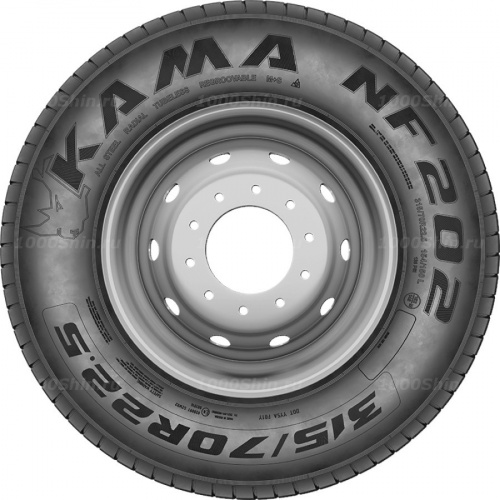 385/65 R22.5 160K Кама NF-202 Рулевая - 1
