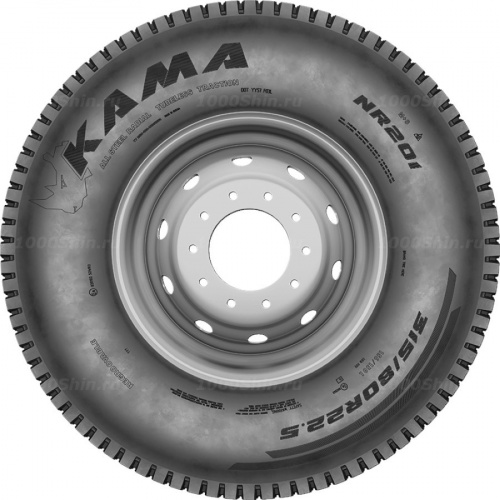 315/80 R22.5 156/150L Кама NR-201 Ведущая - 1