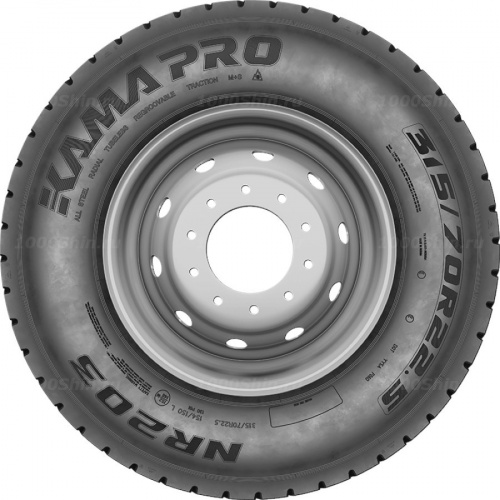 295/80 R22.5 152/148M Кама NR 203 Ведущая - 1